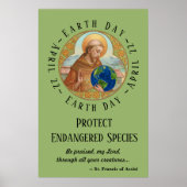 Earth Day & St. Francis of Assisi Poster (Vorne)