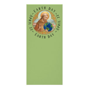 Earth Day & St. Francis of Assisi Rack Card Werbekarte
