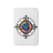 Earth Day Star Crown Bath Mat Badematte (Vorderseite Vertikal)