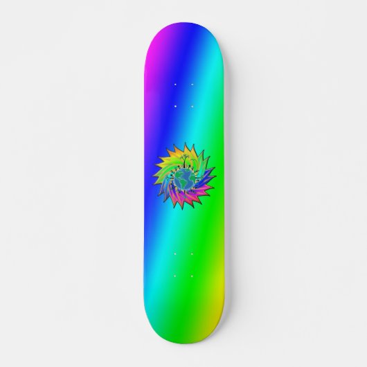 Earth Day ~ Sunburgh Skateboard Deck (Vorne)