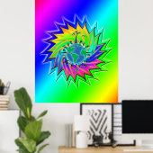 Earth Day ~ Sunburst Poster (Heimbüro)