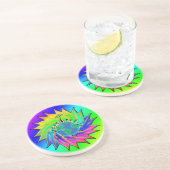 Earth Day ~ Sunburst Sandstein Untersetzer (Seite)