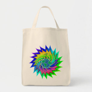 Earth Day ~ Sunburst Tragetasche