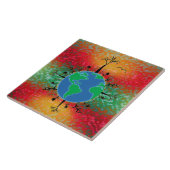 Earth Day ~ Sunrise Fliese (Seite)