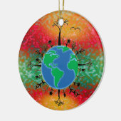Earth Day ~ Sunrise Keramik Ornament (Links)