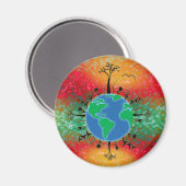 Earth Day ~ Sunrise Magnet (Vorderseite/Rückseite)