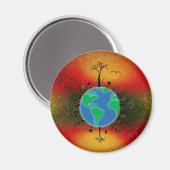 Earth Day ~ Sunset Magnet (Vorderseite/Rückseite)