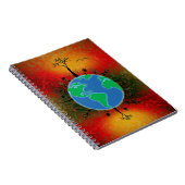 Earth Day ~ Sunset Notizblock (Rechte Seite)