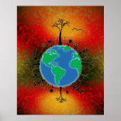 Earth Day ~ Sunset Poster (Vorne)