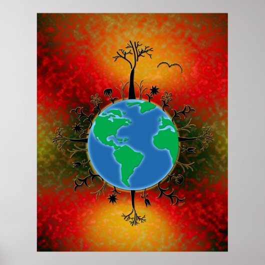 Earth Day ~ Sunset Poster (Vorne)