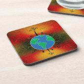Earth Day ~ Sunset Untersetzer (Linke Seite)