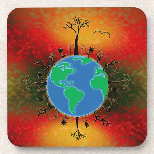 Earth Day ~ Sunset Untersetzer (Vorderseite)