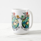 Earth Day Tasse (VorderseiteRechts)
