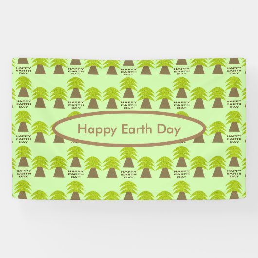 Earth Day Teres Personalisiert Banner (Horizontal)