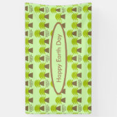 Earth Day Teres Personalisiert Banner (Vertikal)