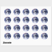 Earth Day The MUSEUM Zazzle Geschenke Runder Aufkleber (Blatt)
