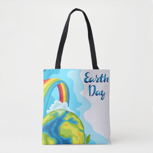 Earth Day Tote Bag Tasche (Vorderseite)