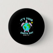 Earth Day Turtle Design April 22 For Nature Lovers Button (Vorderseite)