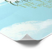 Earth Day Whimsical Water Color Poster mit Zitat (Ecke)