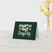 Earth Day - Zinnia Blume Nature Lover Karte (Gelbe Blume)