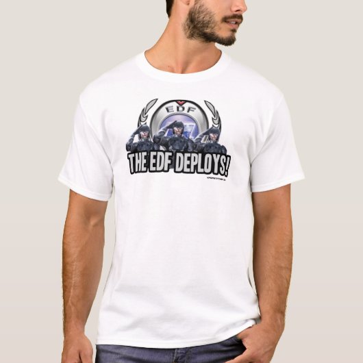 Earth Defense Force The EDF Deploys! Essenzielle T T-Shirt (Vorderseite)