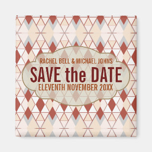 Earth Diamonds SavetheDate Magnet