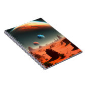 Earth Dies ist ein Mars, das anruft, ein Notebook Notizblock (Rechte Seite)