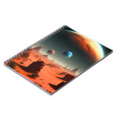 Earth Dies ist ein Mars, das anruft, ein Notebook Notizblock (Linke Seite)
