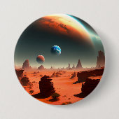 Earth Dies sind Mars, die das Button-Abzeichen ruf Button (Vorderseite)