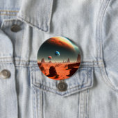 Earth Dies sind Mars, die das Button-Abzeichen ruf Button (Beispiel)