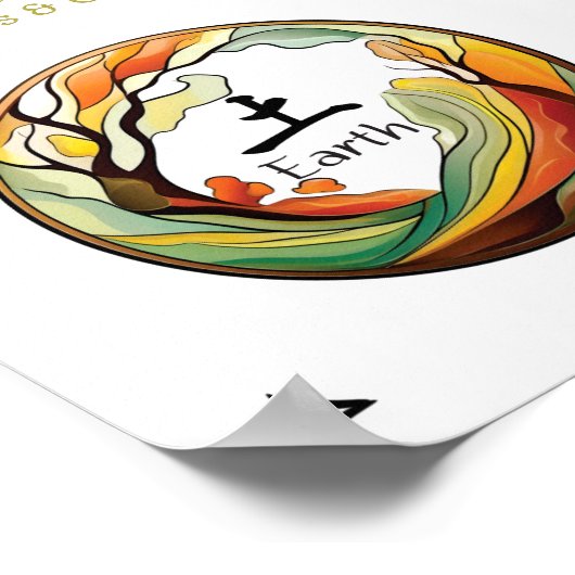 Earth Element Acupuncture Poster (Ecke)