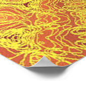 EARTH Element Contours Musterplakat Poster (Ecke)