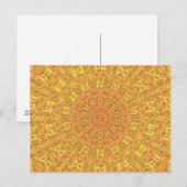 EARTH-Element-Konturmuster Postkarte (Vorne/Hinten)