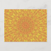 EARTH-Element-Konturmuster Postkarte (Vorderseite)