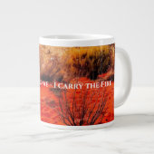 Earth Element Mug - Earth Carries Me Jumbo-Tasse (Vorderseite Rechts)