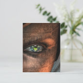 Earth Eye Postkarte (Stehend Vorderseite)