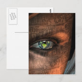 Earth Eye Postkarte (Vorne/Hinten)