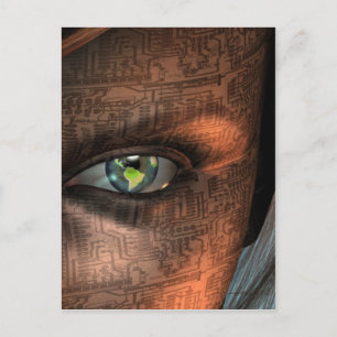 Earth Eye Postkarte