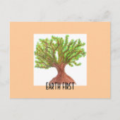 Earth First Postkarte (Vorderseite)