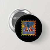 Earth Forever Environmental Protection Briefmarke Button (Vorne & Hinten)