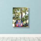 Earth Freq 2011 : Arts & Decor Wrapped Canvas Leinwanddruck (Insitu (Holzboden))