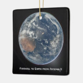 Earth From Artemis II Keramikornament (Links)