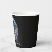 Earth From Artemis II Pappbecher (Links)