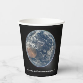 Earth From Artemis II Pappbecher