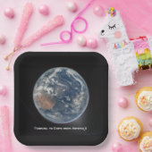 Earth From Artemis II Pappteller (Party)