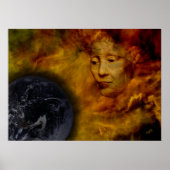 Earth Gaia Poster Environment Digital Collage (Vorne)