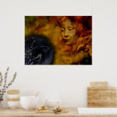 Earth Gaia Poster Environment Digital Collage (Küche)