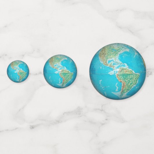 Earth Globe 1 & 2 Konfetti (Vorderseiten)