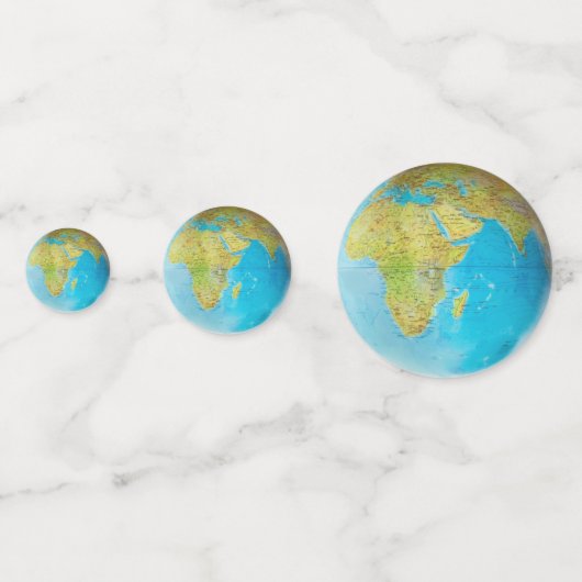 Earth Globe 1 & 2 Konfetti (Rückseiten)