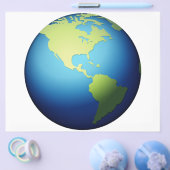 Earth Globe Americas - Emoji Flyer (Einzeln)